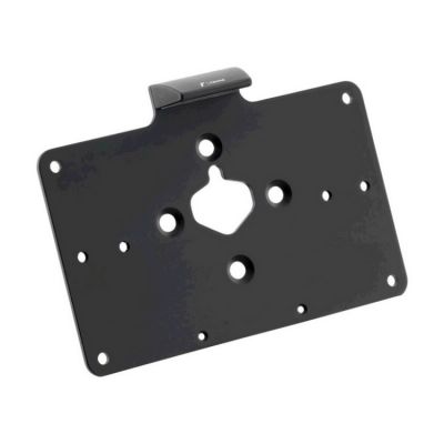 Univerzální černý držák RIZOMA SPZ 162x100 mm s osvětlením